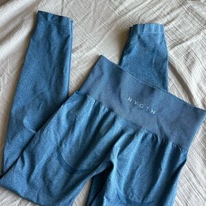 NVGTN Women's Leggings in Denim Blue